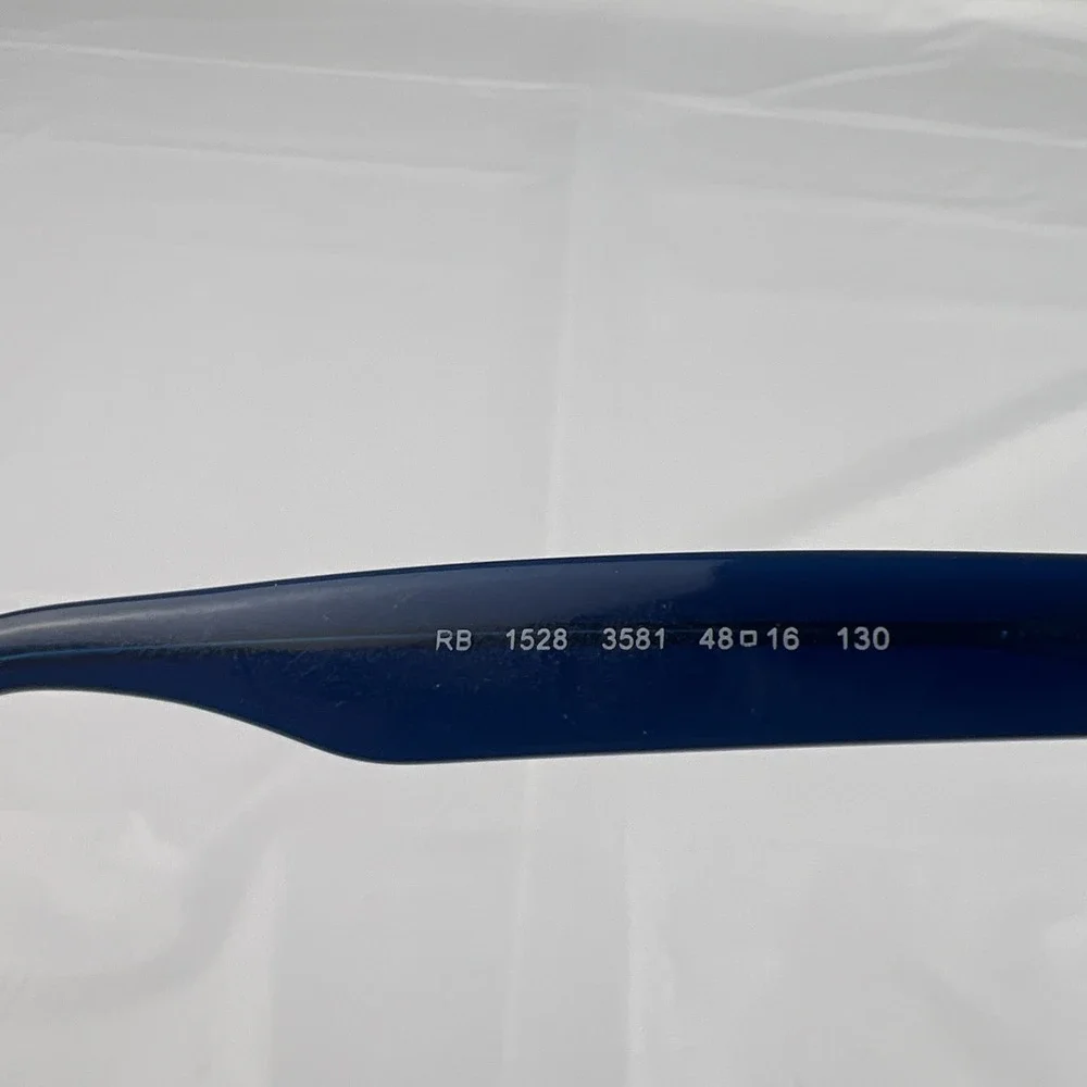 Ray Ban Kids Eyeglasses RB 1528  3581  FRAMES ONLY Blue Clear Full Rim 48-16-130